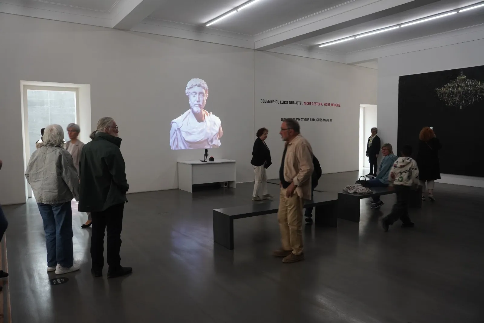Marc Aurel im Museum Art.Plus in Donaueschingen, Foto von Christine Teubert 